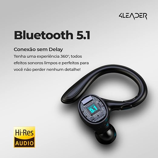 Fone De Ouvido Bluetooth 4Leader