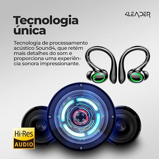 Fone De Ouvido Bluetooth 4Leader