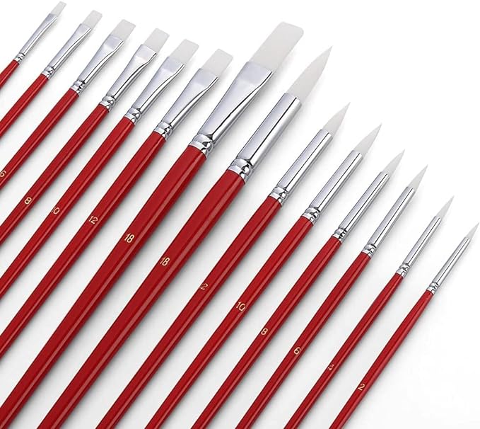 Kit 38 Pincéis De Pintura 4Leader