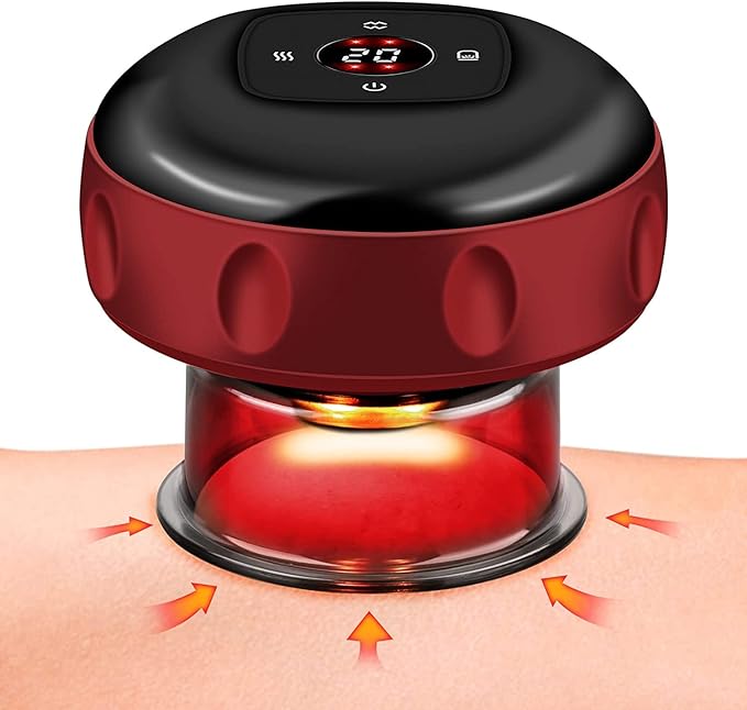 Kit Ventosa Elétrica de Silicone para Terapia de Vácuo