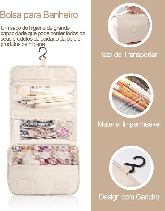 KIT 10 Organizador de Malas para Viagem: Kit Completo de Organização