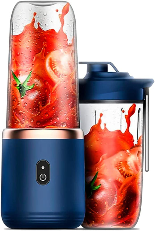 Liquidificador Portátil de Suco e Suplementos 4Leader (AZUL)