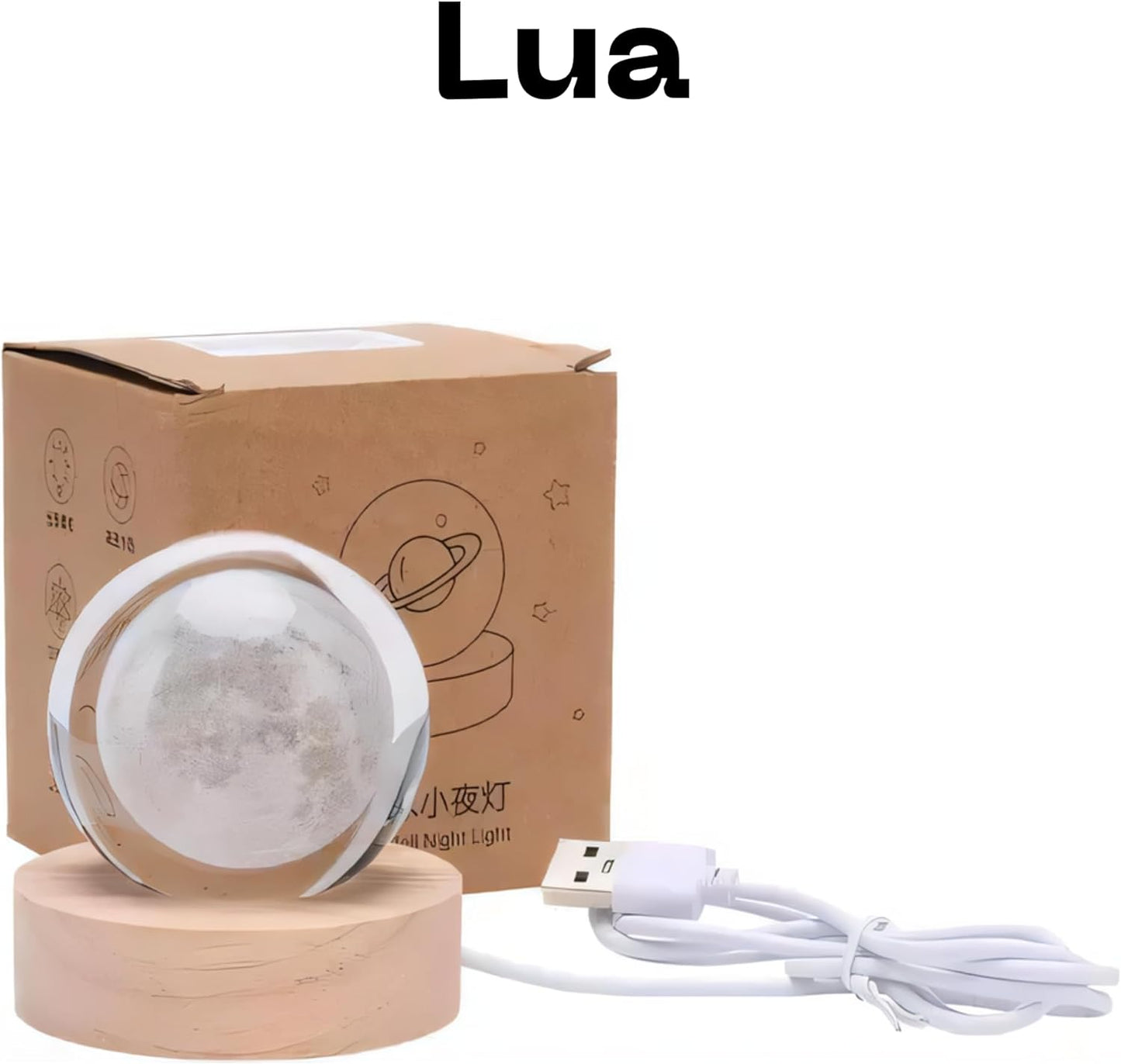 Luminária de Mesa com Projetor do Sistema Solar 4Leader