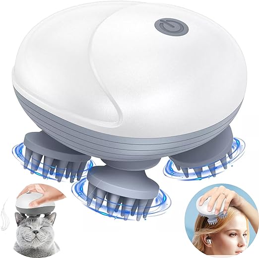 Massageador Elétrico Multifuncional para Gatos e Humanos
