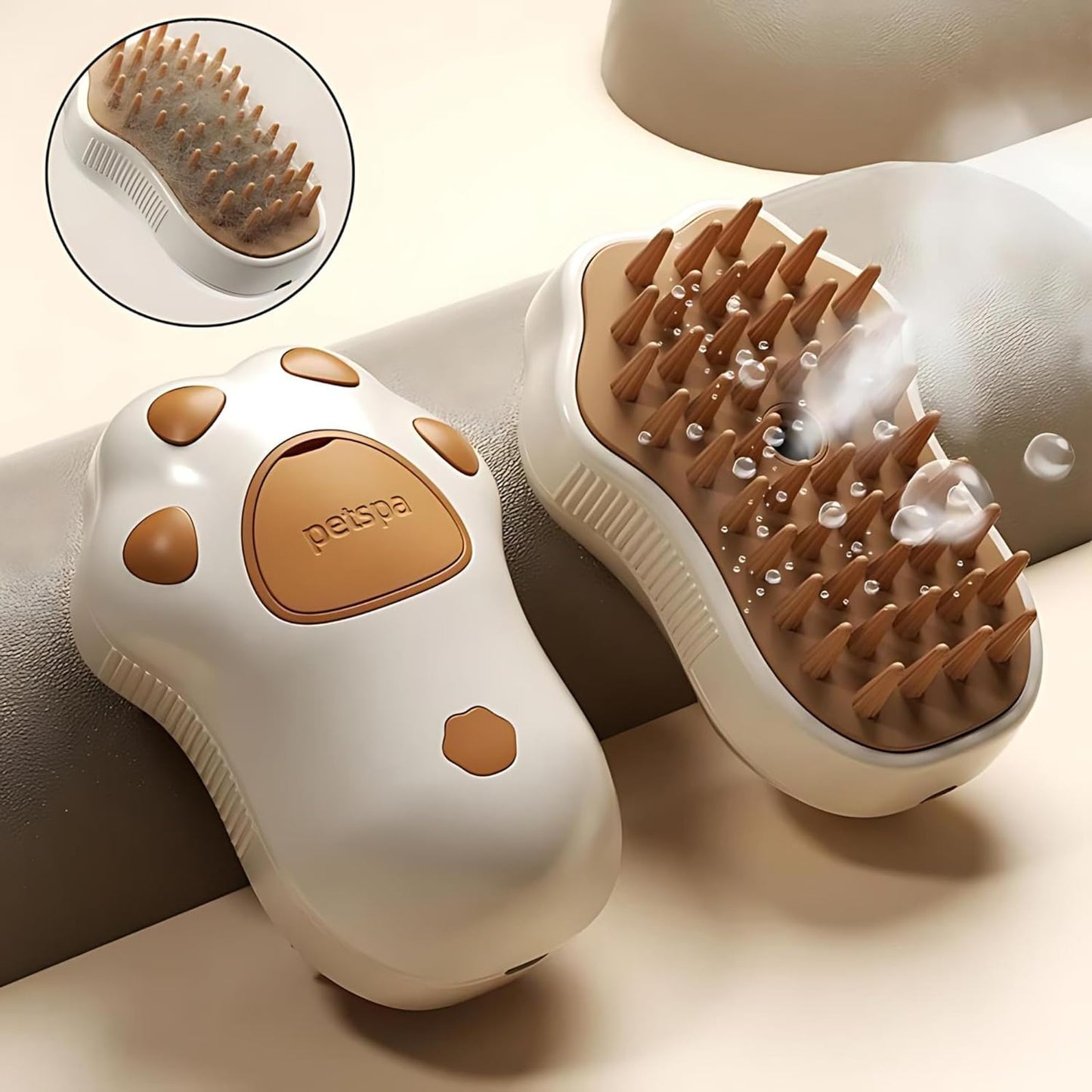 Escova a Vapor 4Leader para Gatos e Cães