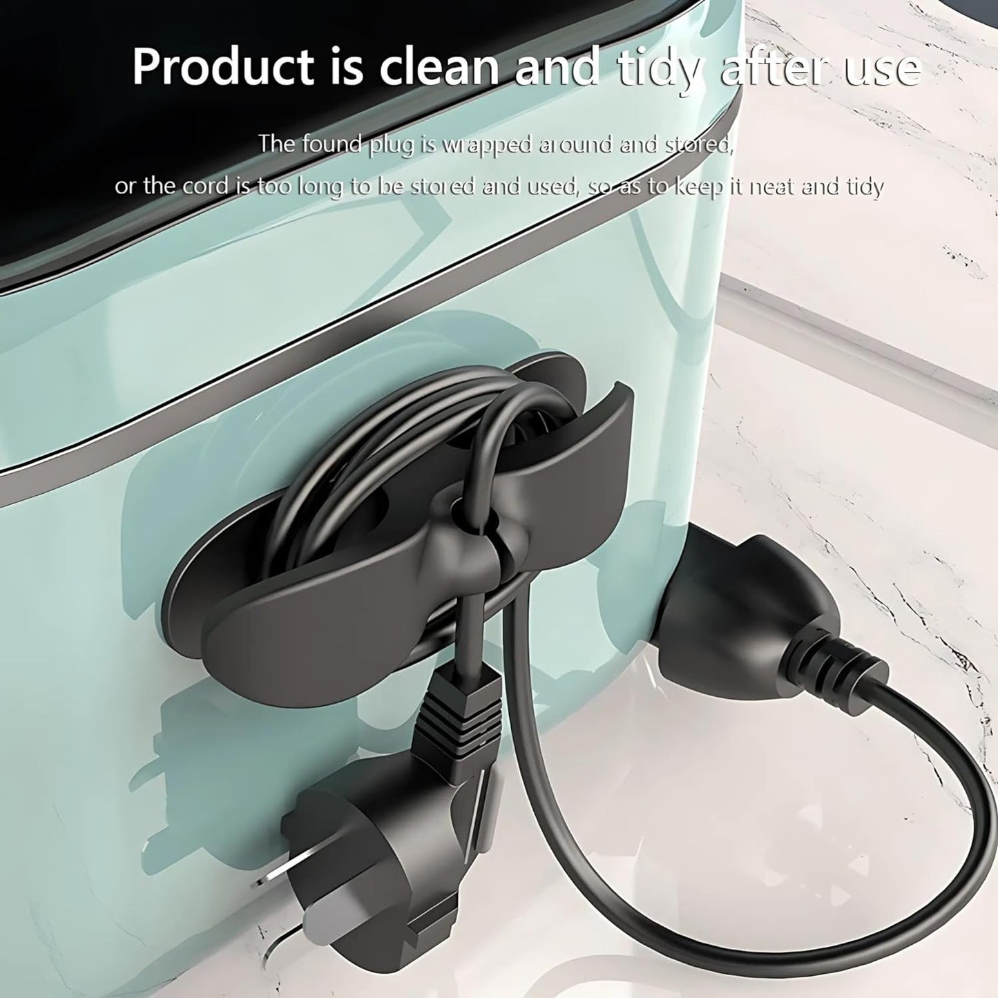 Organizador de Cabos 4Leader Silicone Resistente para Eletrodomésticos