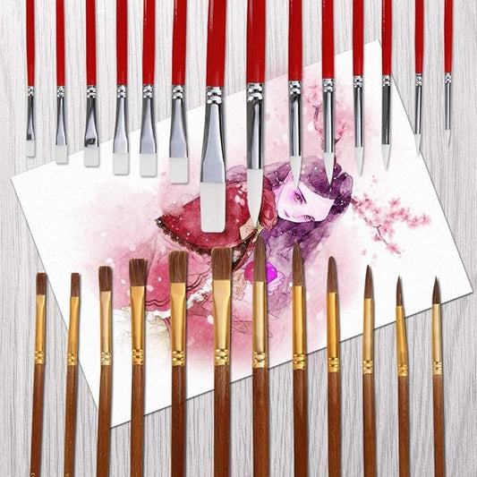 Kit 38 Pincéis De Pintura 4Leader