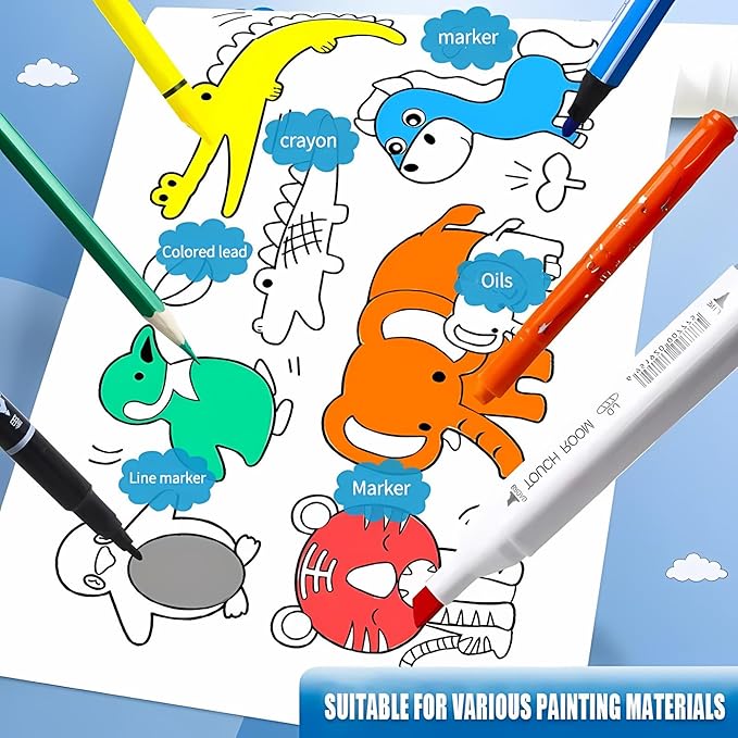 Rolo de Desenhos para Colorir 4Leader