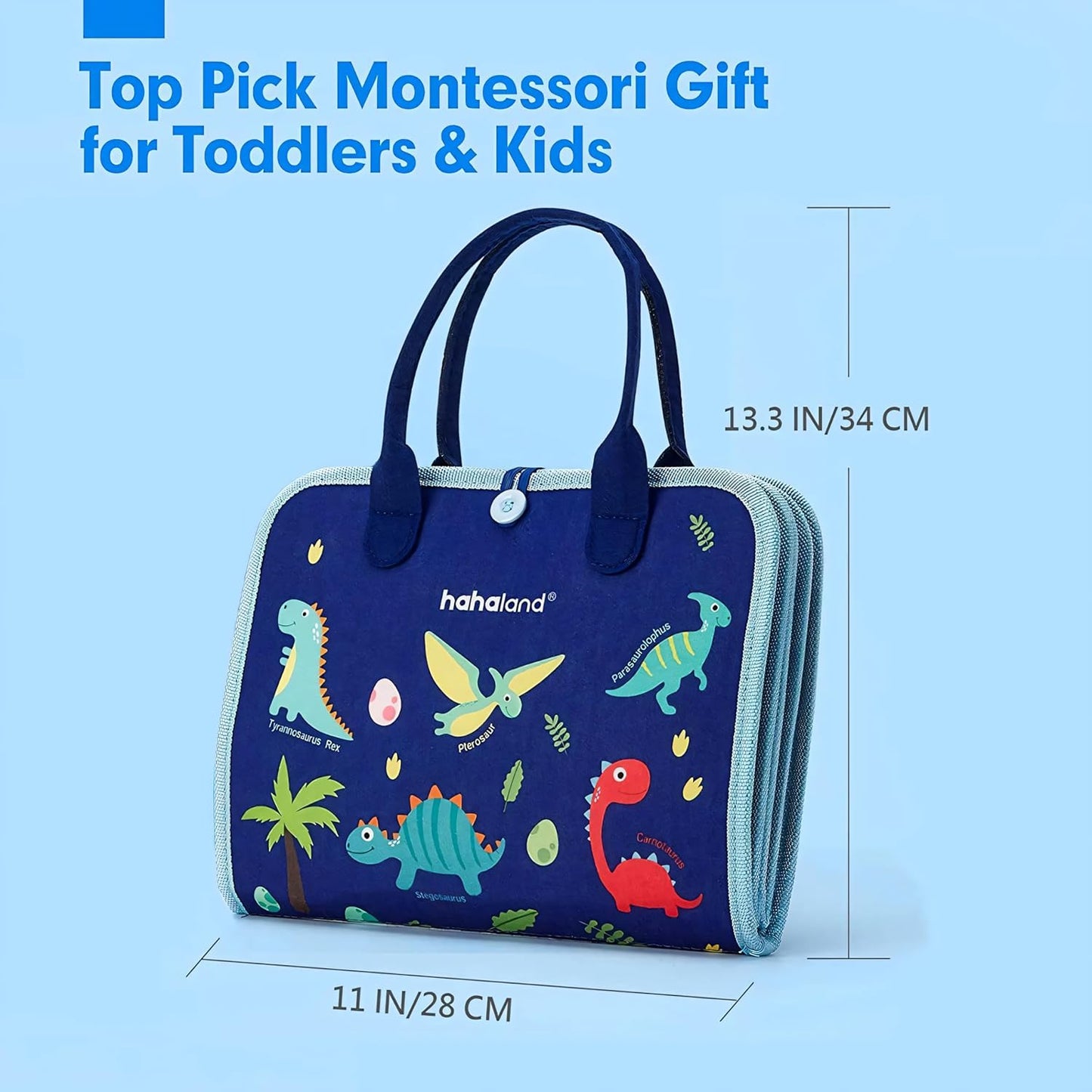 Livro Infantil Montessori (azul)