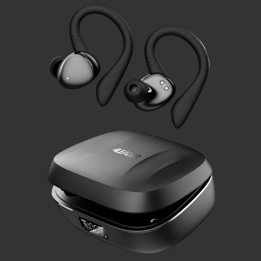 Fone Bluetooth Sem Fio 4Leader – Esportivo, À Prova D’água, Grave Potente, 20h Bateria, Microfone, Fone de Ouvido para Academia e Treino, Garantia Brasil