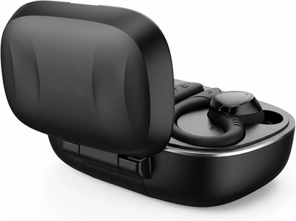 Fone Bluetooth 4Leader – Esportivo, 20h Bateria, Microfone, Ideal para Academia e Treino - Preto